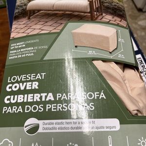 Elemental love seat cover for couches or benches